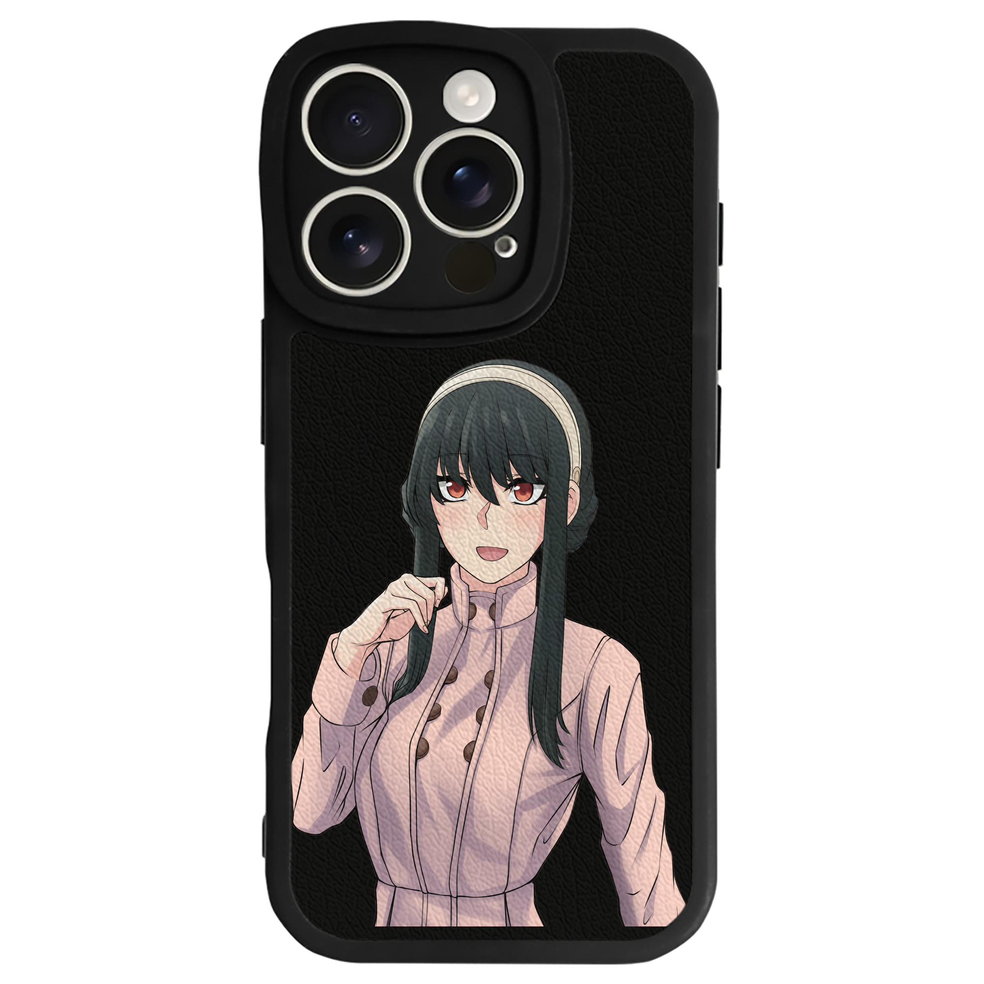 （画像用） SPY×FAMILY间谍家家酒 【iPhone 16シリーズ対応】シリコンスマホケース（レザー調） 材質：シリコン
